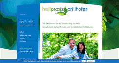Desktop Screenshot of heilpraxis-prillhofer.de